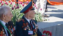 ОХОТНО  поздравил сельцовских ветеранов с Днем Великой Победы